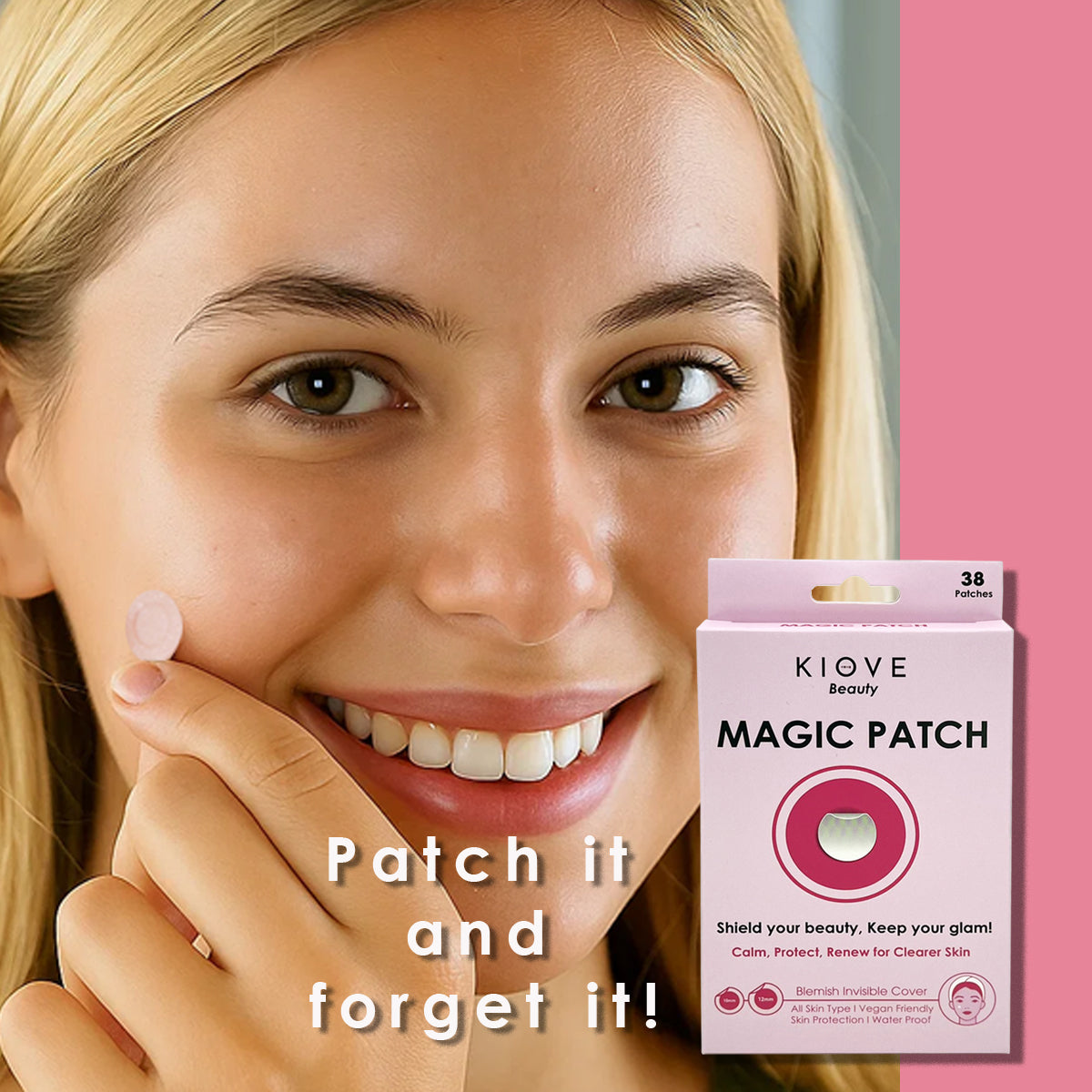 Magic Patch- Hydrocolloid Pimple Patch for Covering Zits / K- Beauty (Travel Size)