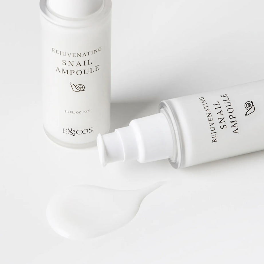 E&COS Rejuvenating Snail Ampoule 50ml K-Beauty
