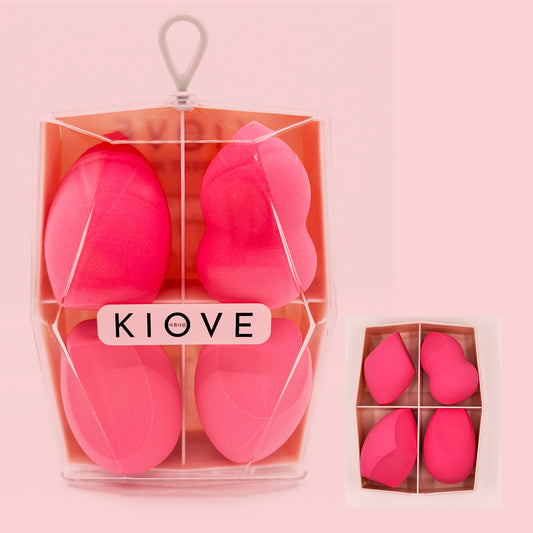 All-Purpose Professional Makeup Sponge Set: 4 shapes (4Counts)