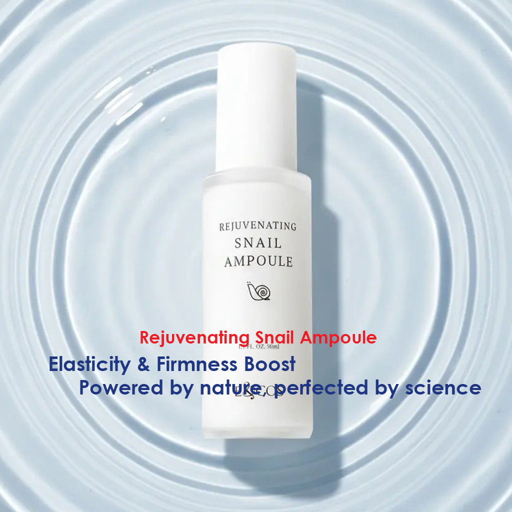 E&COS Rejuvenating Snail Ampoule 50ml K-Beauty