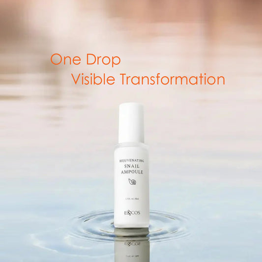 E&COS Rejuvenating Snail Ampoule 50ml K-Beauty