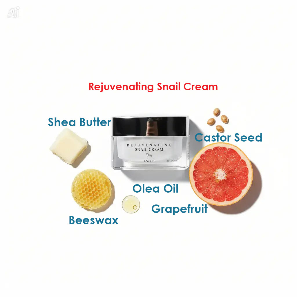 E&COS Rejuvenating Snail Cream 50ml K-beauty