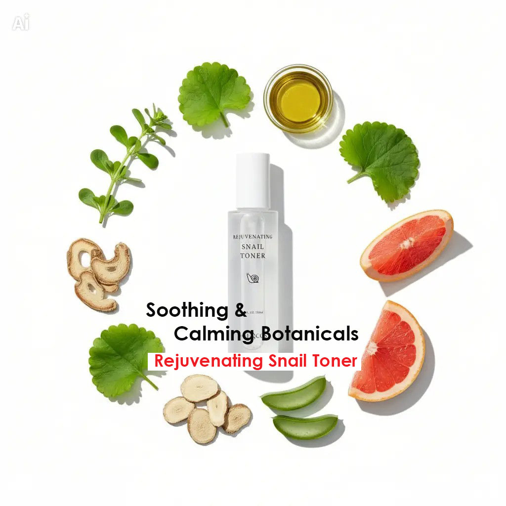 E&COS Rejuvenating Snail Toner 120ml K-Beauty
