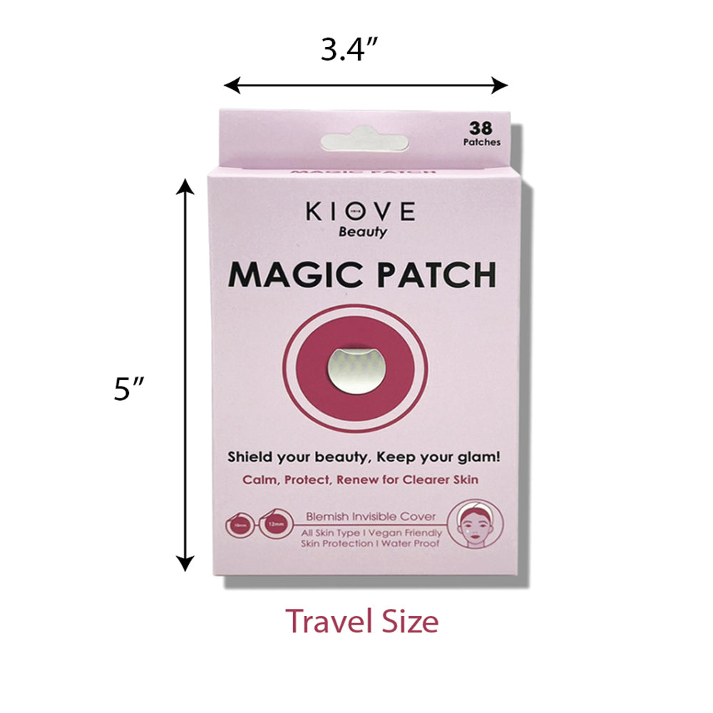Magic Patch- Hydrocolloid Pimple Patch for Covering Zits / K- Beauty (Travel Size)